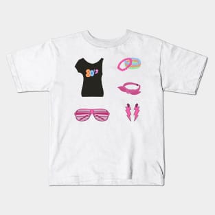 Womens 80´s Outfit Kids T-Shirt